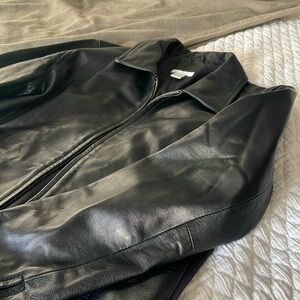 Vintage Halogen genuine leather jacket